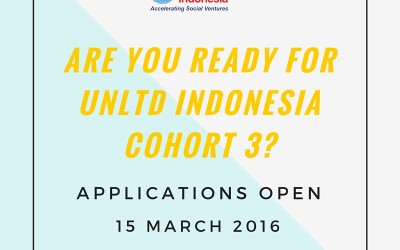 UnLtd Indonesia Segera Buka Pendaftaran Cohort 3