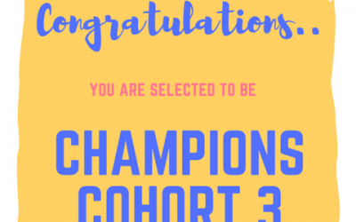 Welcome Champions Cohort 3